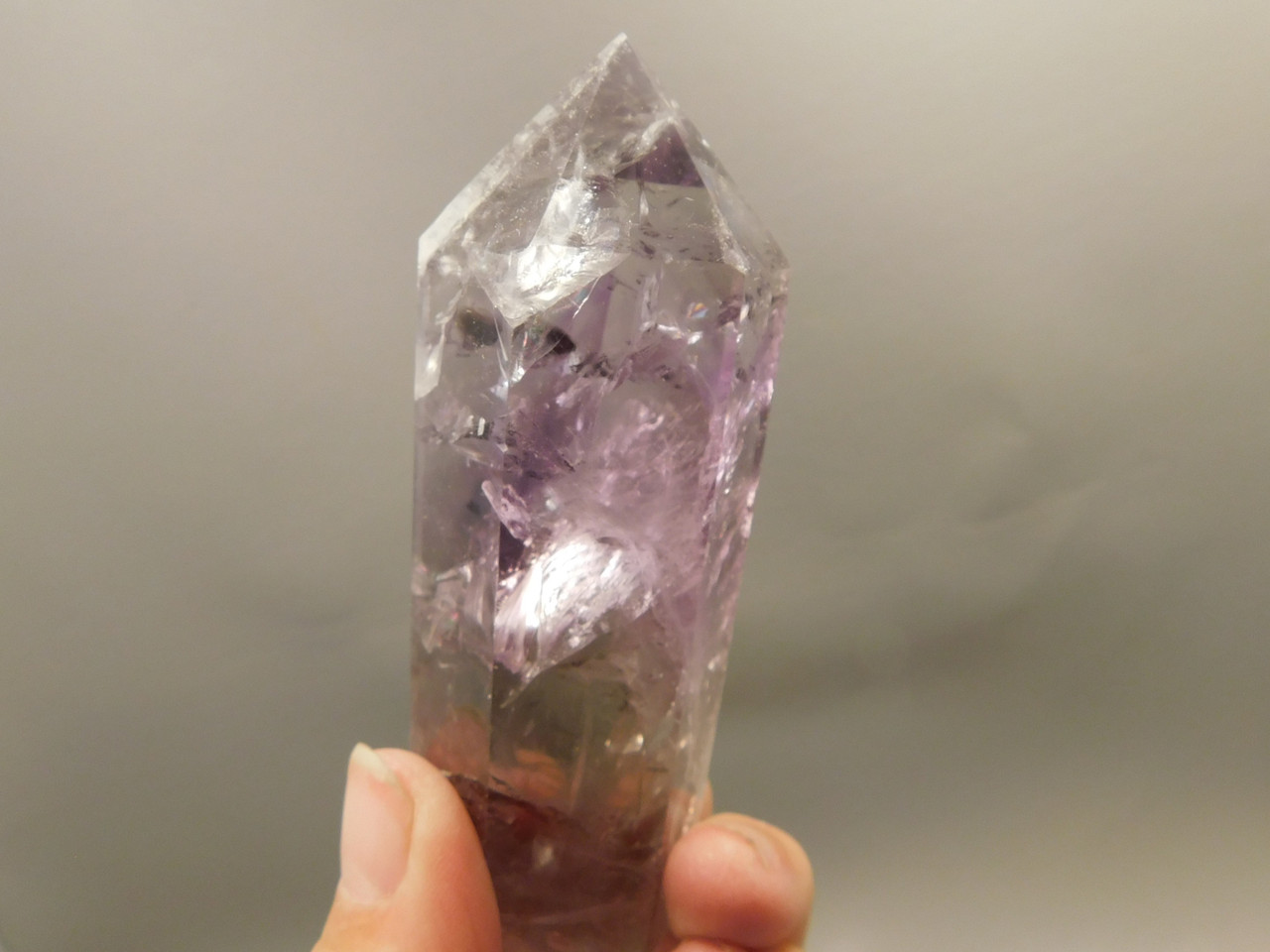 Amethyst Crystal 4.14 inch Double Terminated Points Purple Gemstone #O20