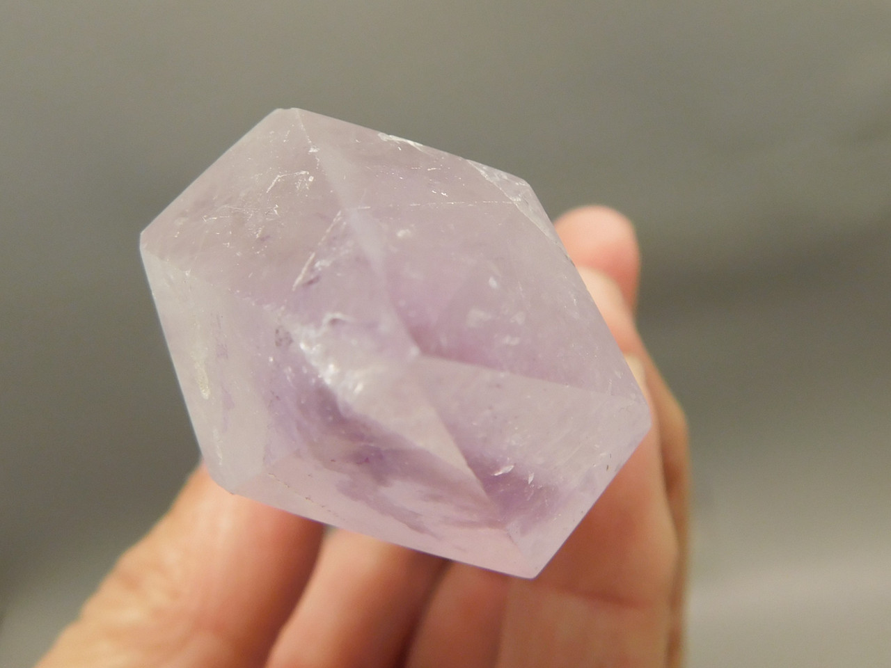 Amethyst and Quartz Double Terminated Crystal 5 inch Natural Stone #O21