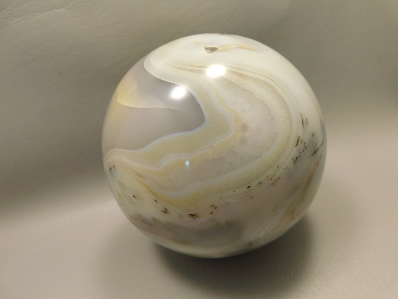 Agate Sphere Large 4 inch Polished Rock #O10