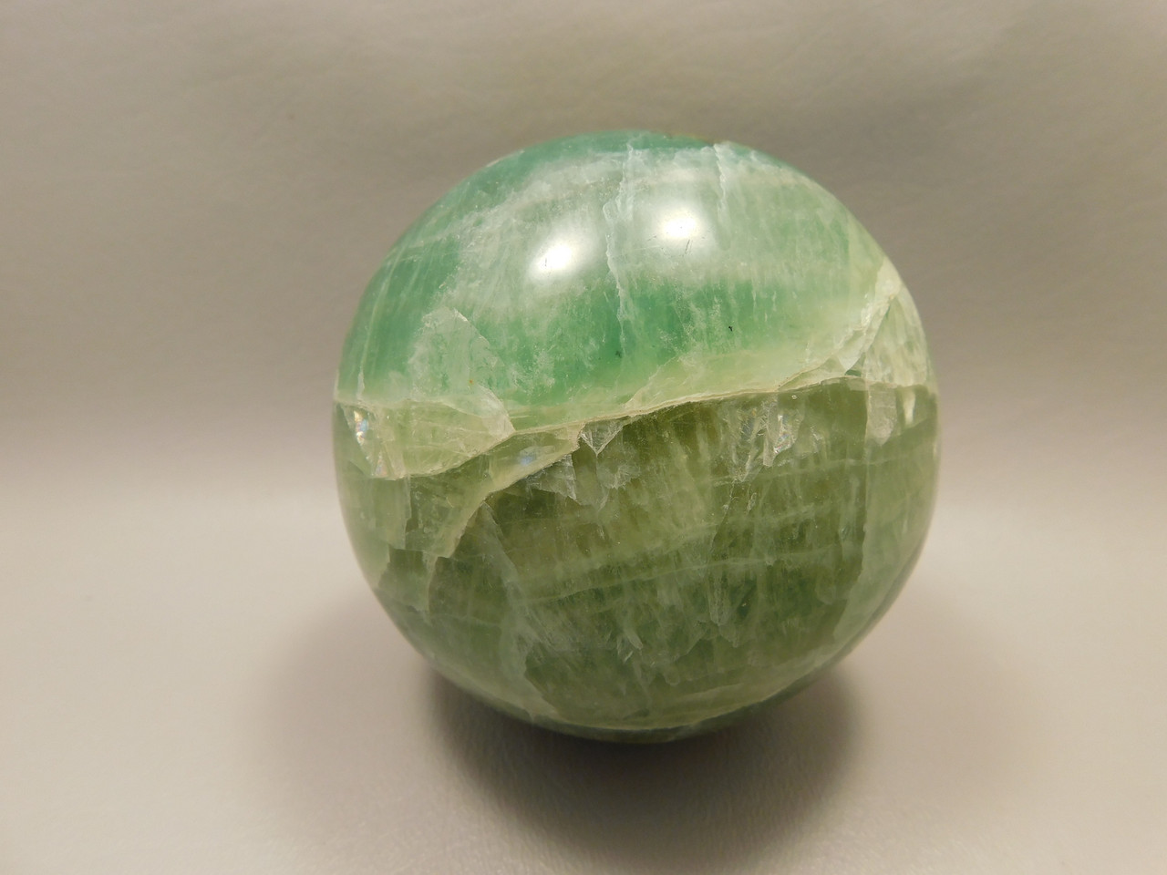 Fluorite Crystal Sphere 3.7 inch Mineral Green Stone #Oxl1