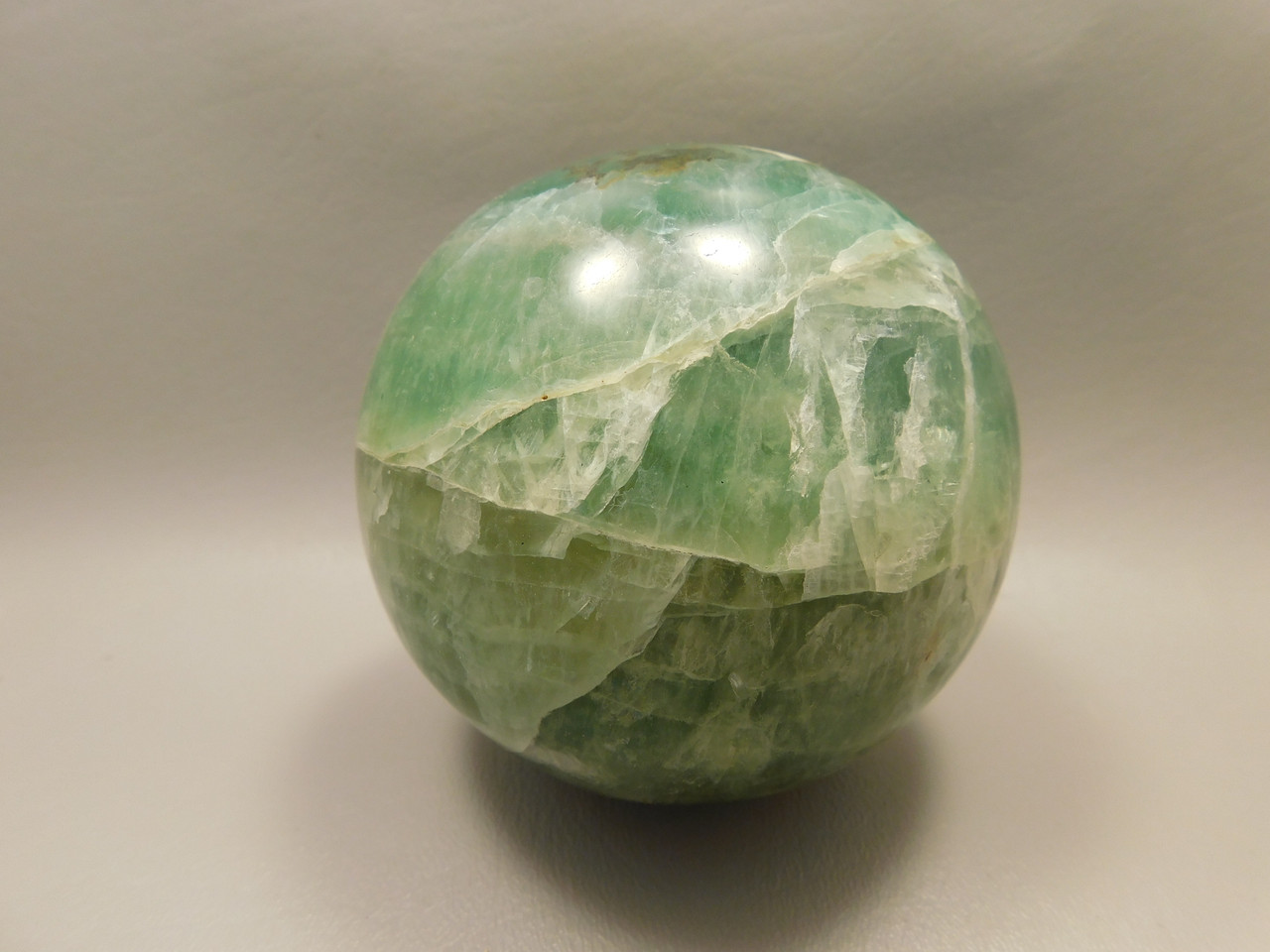Fluorite Crystal Sphere 3.7 inch Mineral Green Stone #Oxl1