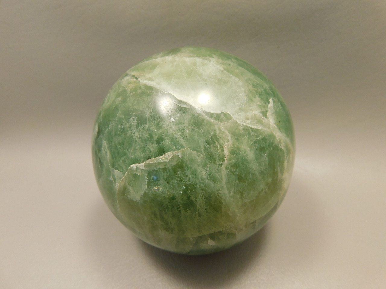 Fluorite Crystal Sphere 3.7 inch Mineral Green Stone #Oxl1