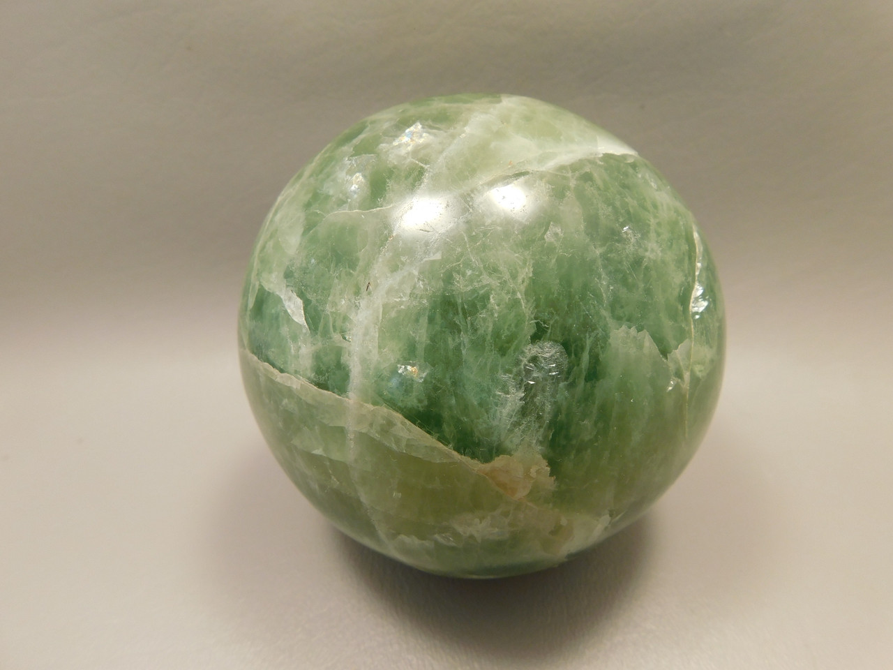 Fluorite Crystal Sphere 3.7 inch Mineral Green Stone #Oxl1