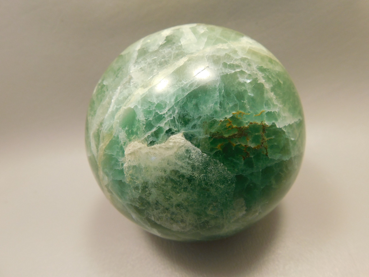 Fluorite Crystal Sphere 3.7 inch Mineral Green Stone #Oxl1
