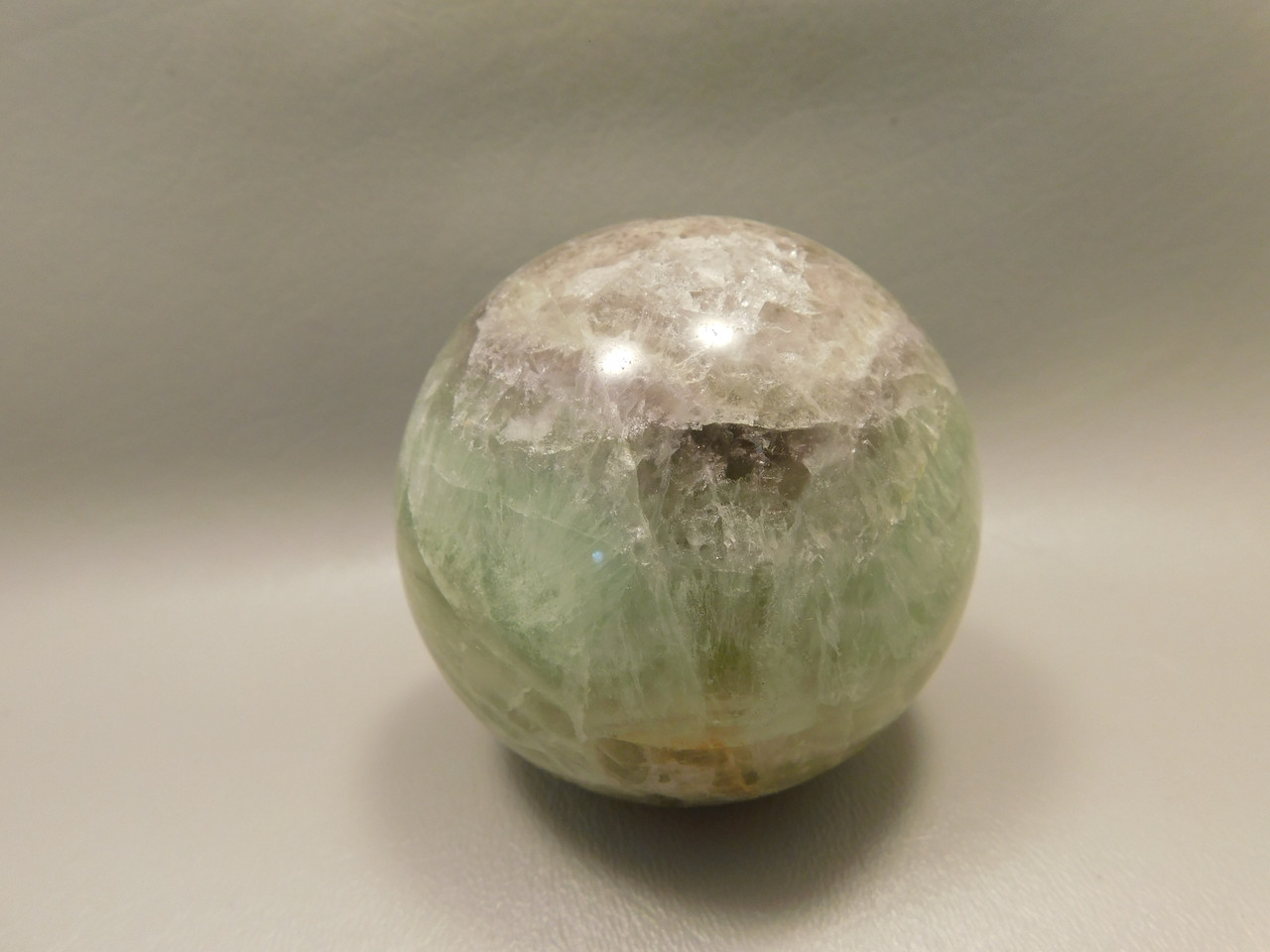 Fluorite Crystal Sphere 2.8 inch Green Stone 70 mm #O16