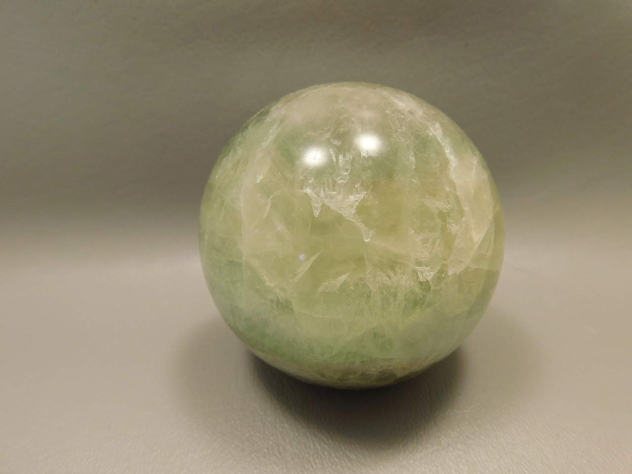 Fluorite Crystal Sphere 2.8 inch Green Stone 70 mm #O16