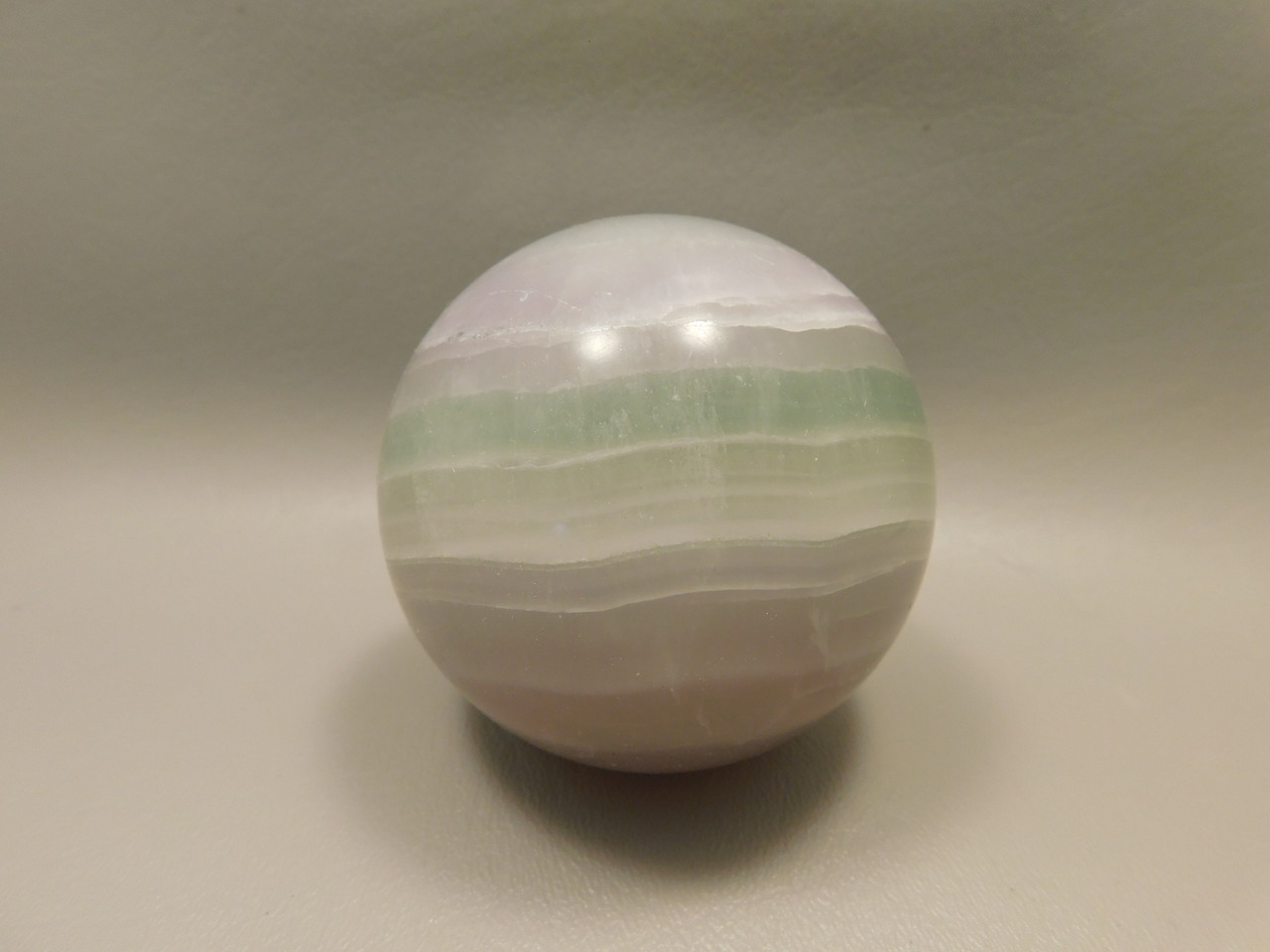 Fluorite Crystal Sphere 2.8 inch Lavender Stone 70 mm #O28