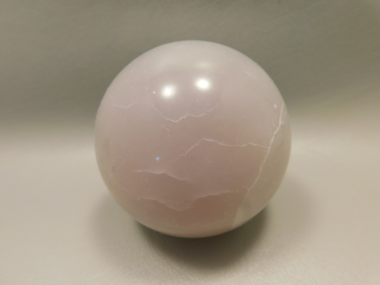 Fluorite Crystal Sphere 2.8 inch Lavender Stone 70 mm #O28