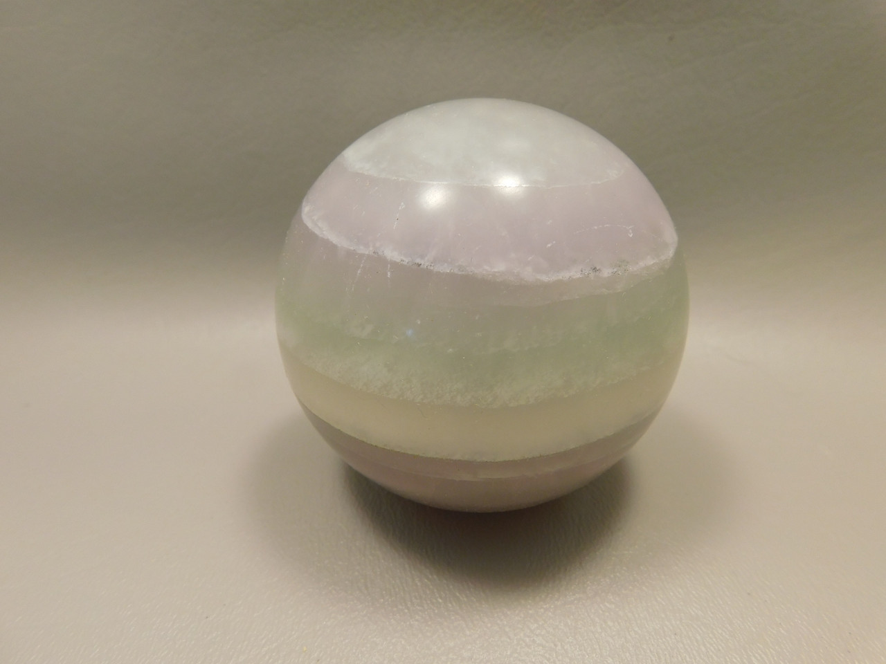 Fluorite Crystal Sphere 2.8 inch Lavender Stone 70 mm #O28