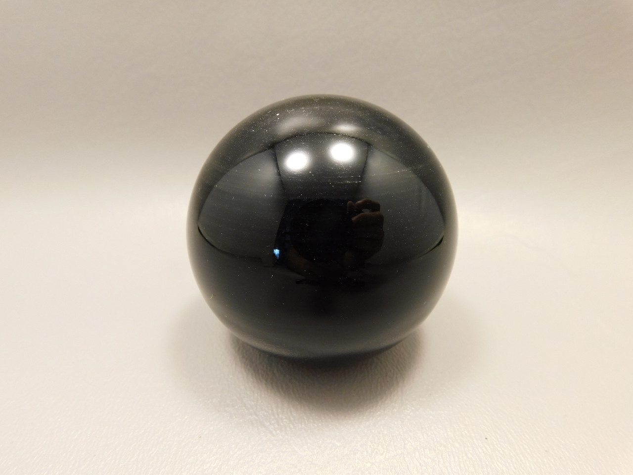 Silver Sheen Sphere 2.25 inch Gemstone Chatoyant Stone 57 mm Ball #Os7