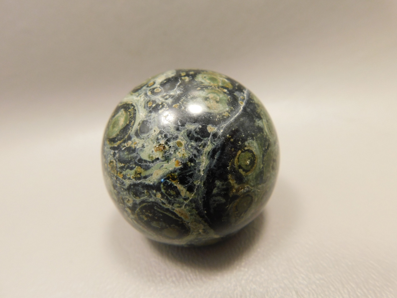 Kabamba Jasper Stone Sphere 1.5 inch Crocodile Rock 40 mm #O7