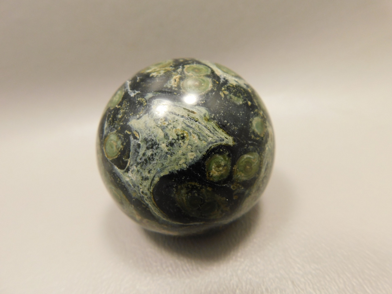 Kabamba Jasper Stone Sphere 1.5 inch Crocodile Rock 40 mm #O7