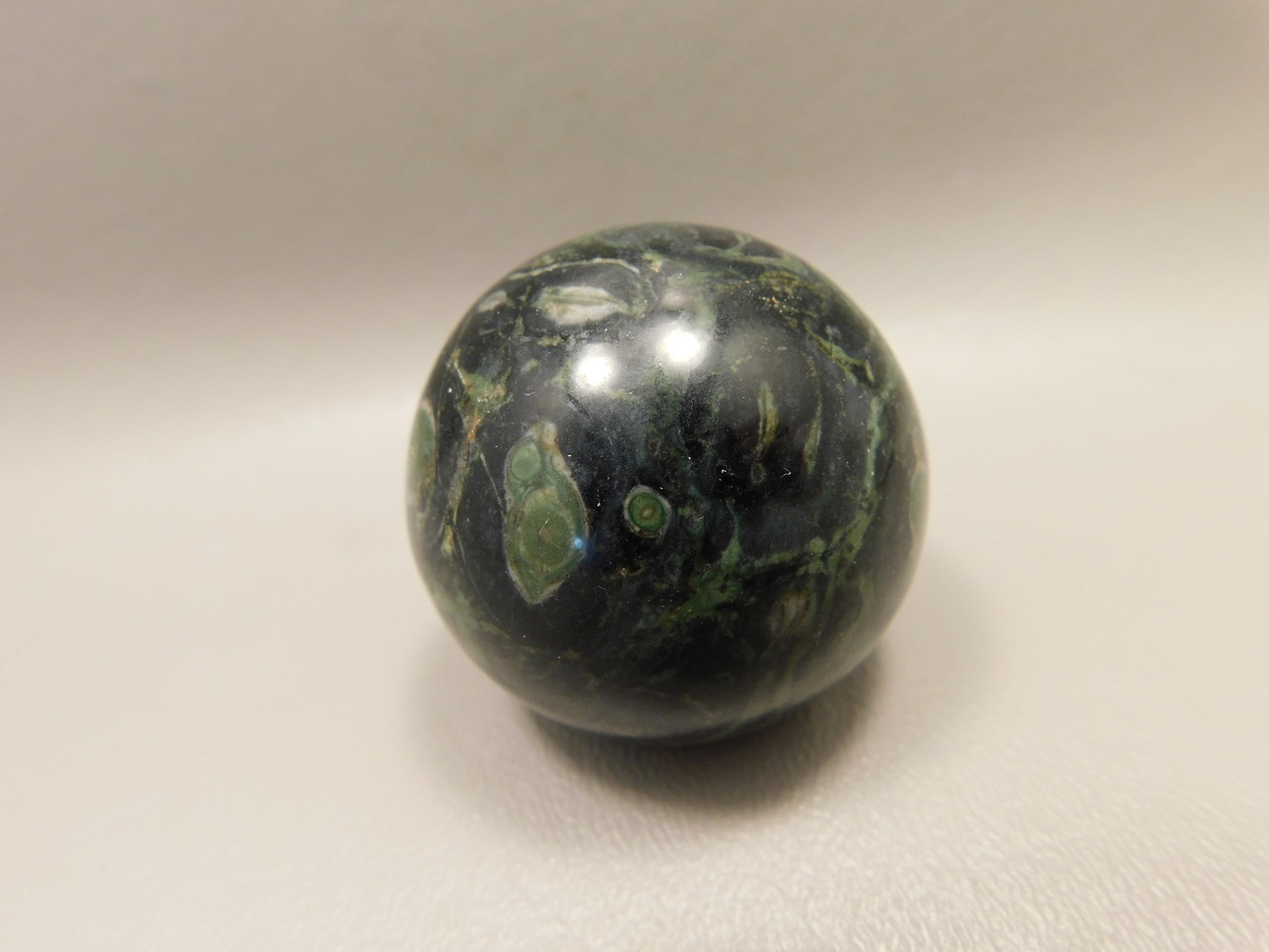 Kabamba Jasper Stone Sphere 1.5 inch Crocodile Rock 40 mm #O2