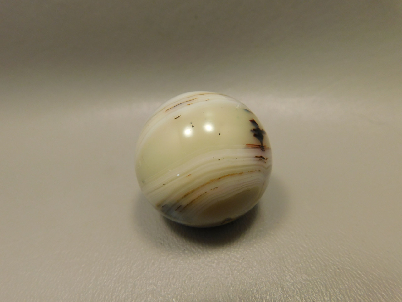 Agate Sphere Stone Madagascar 1.4 inch Marble Ball Rock #O15