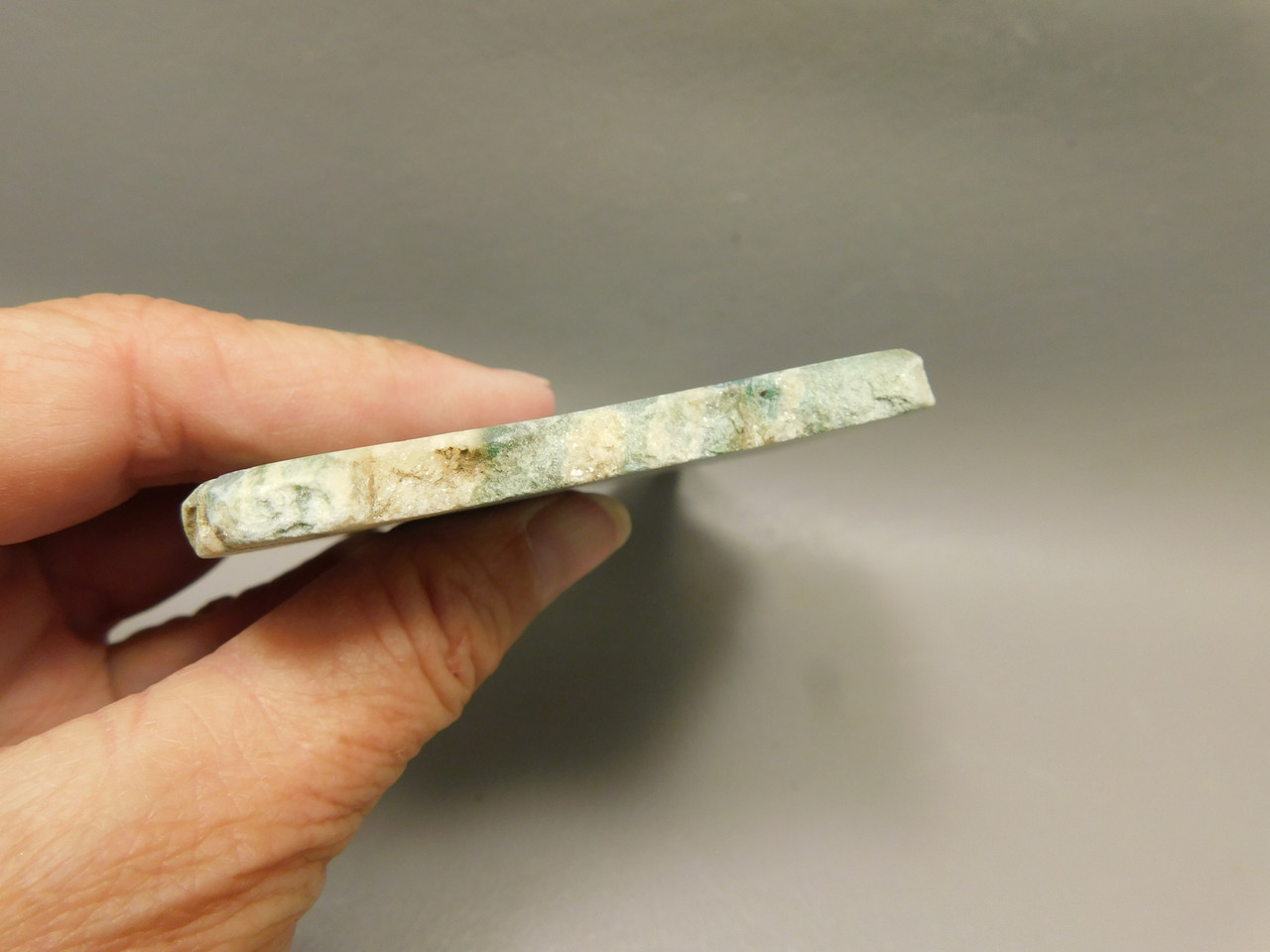 Ruby and Fuchsite Polished Stone Slab Decorator Rock #03