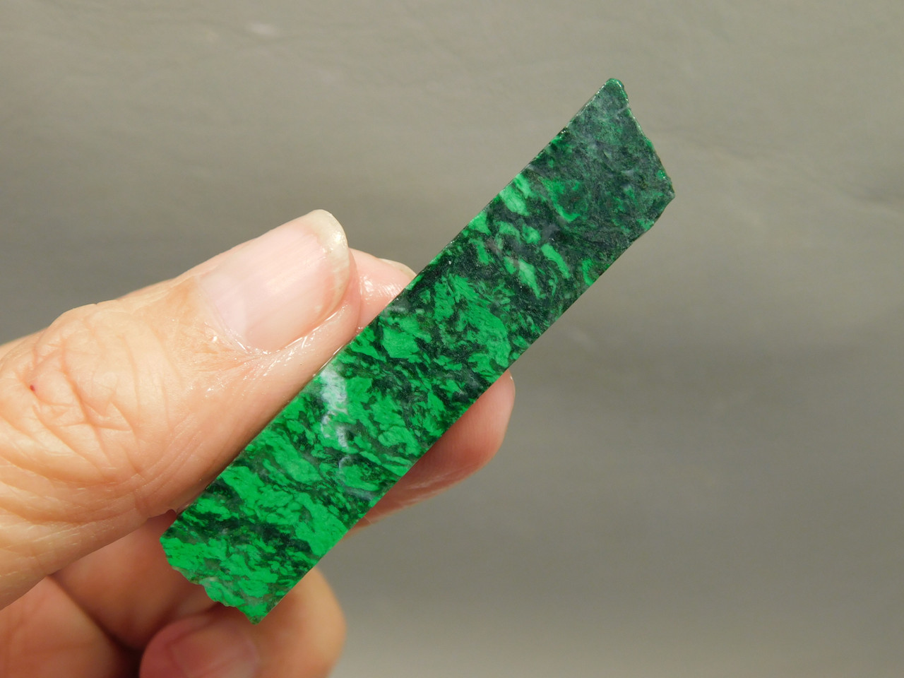 Maw Sit Sit Unpolished Stone Slab Green Jade Small Rock #O17