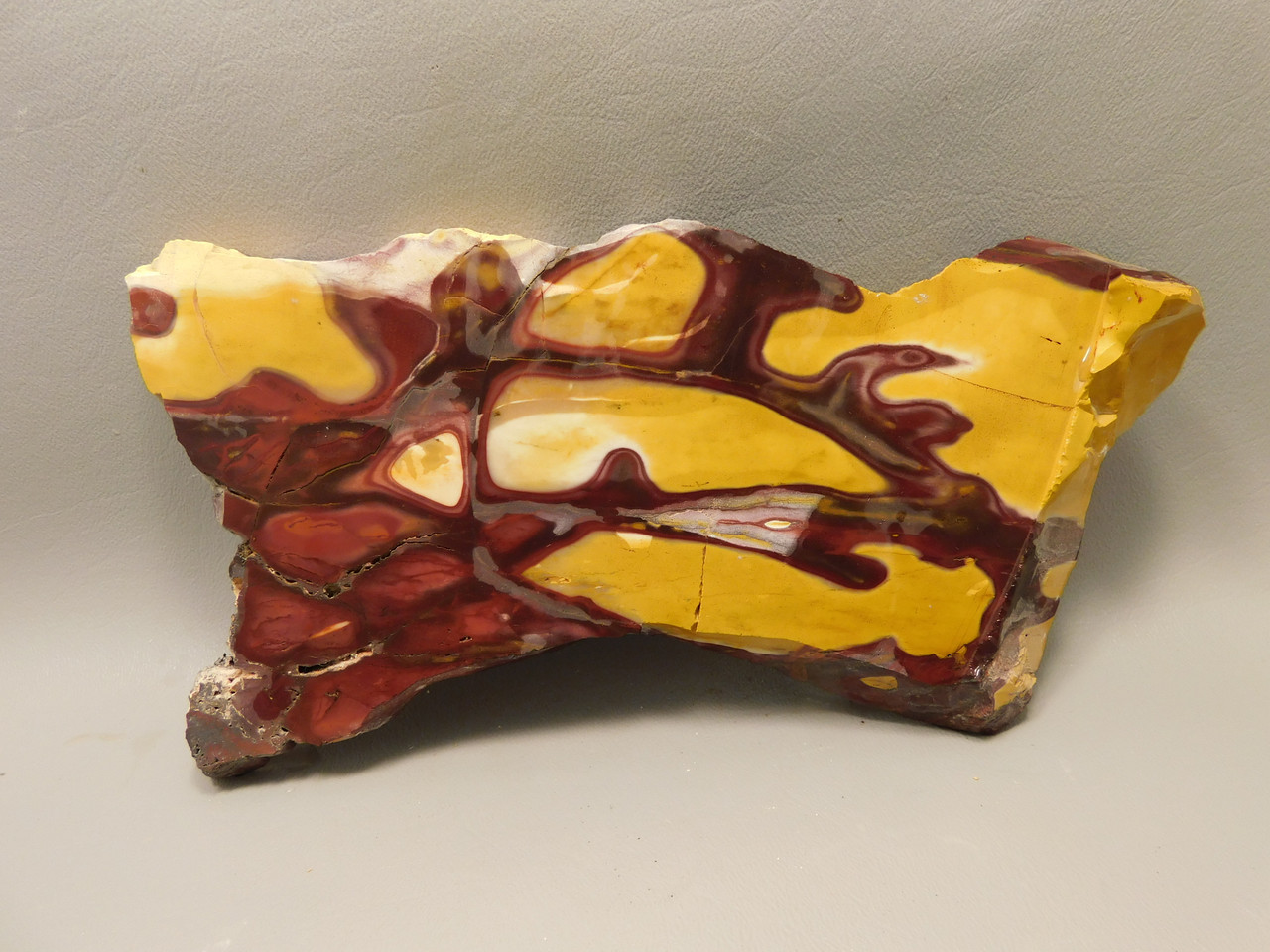 Mookaite Jasper Stone Slab Lapidary Cabbing Rough Rock #O4