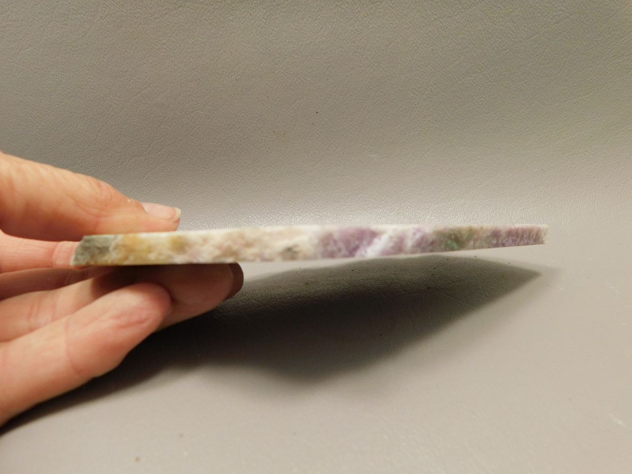 Purple Sagenite Stone Slab Cabbing Lapidary Rough Rock #O2