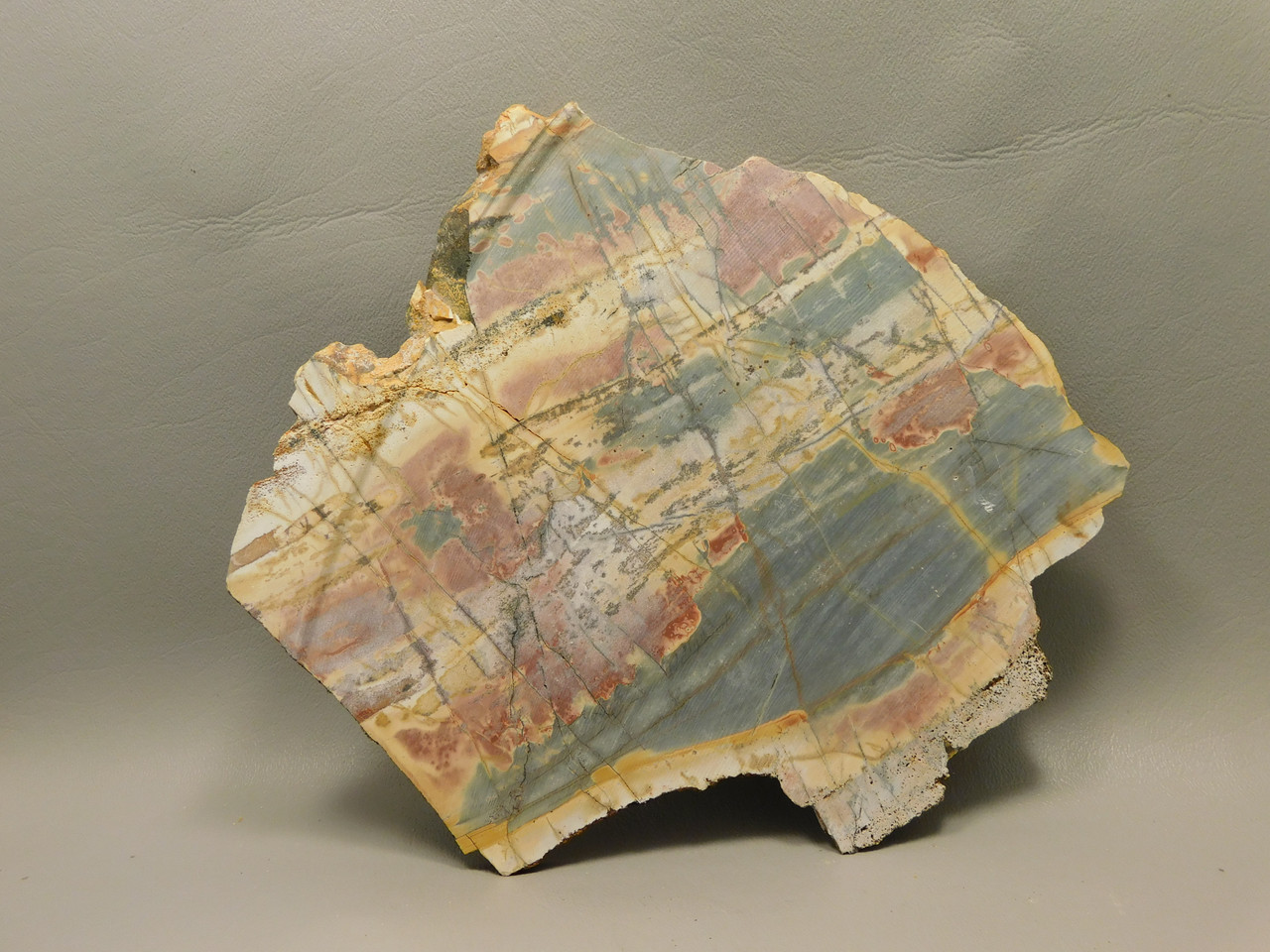 Cherry Creek Jasper Unpolished Rock Stone Slab Red Creek #O2