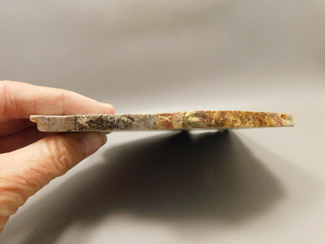 Cherry Creek Jasper Unpolished Rock Stone Slab Red Creek #O3