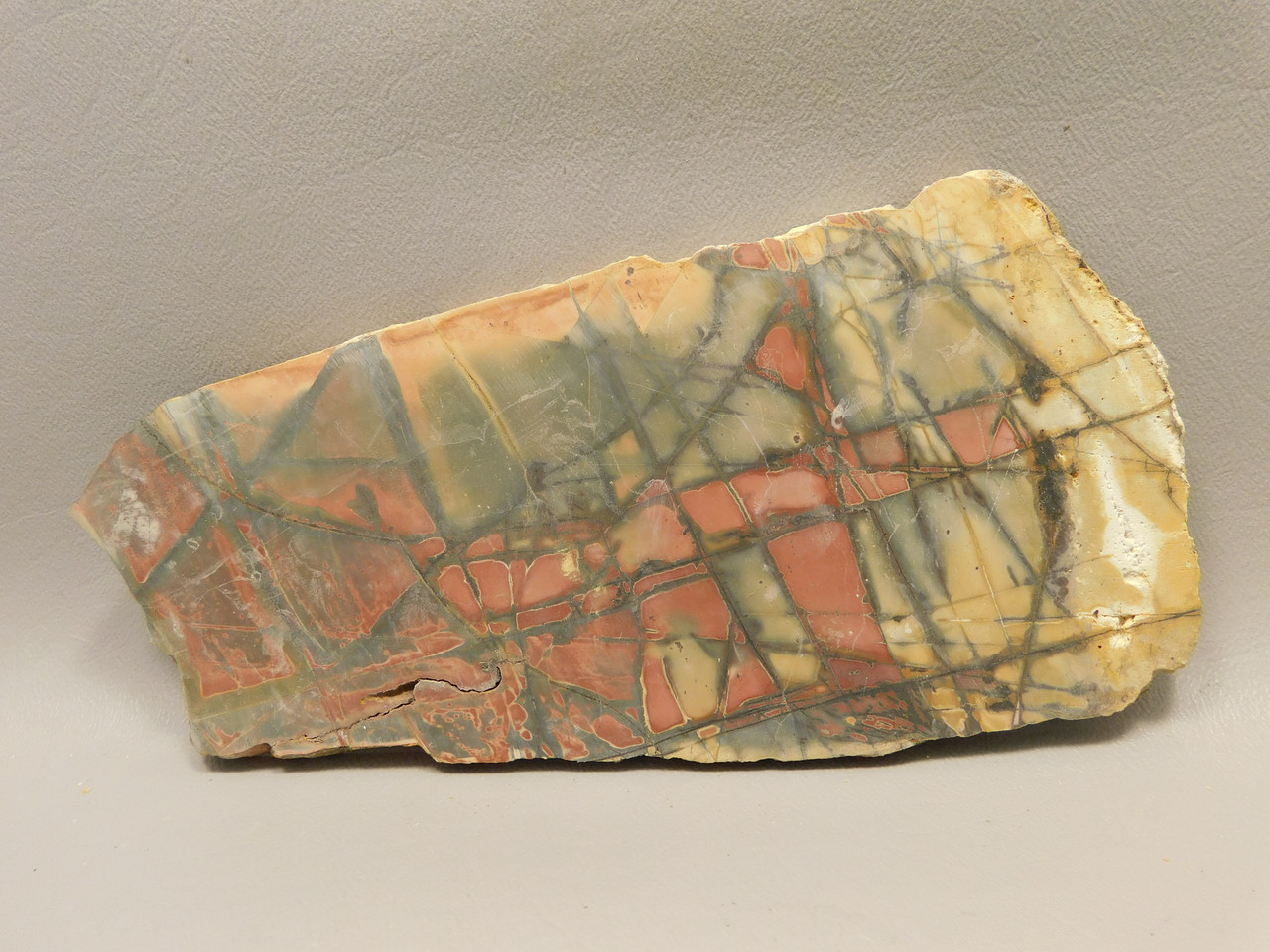 Cherry Creek Jasper Unpolished Rock Stone Slab Red Creek #O5