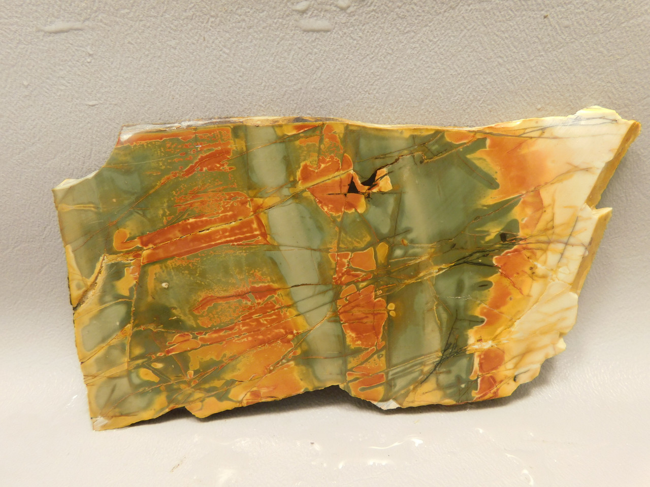 Cherry Creek Jasper Unpolished Rock Stone Slab Red Creek #O6