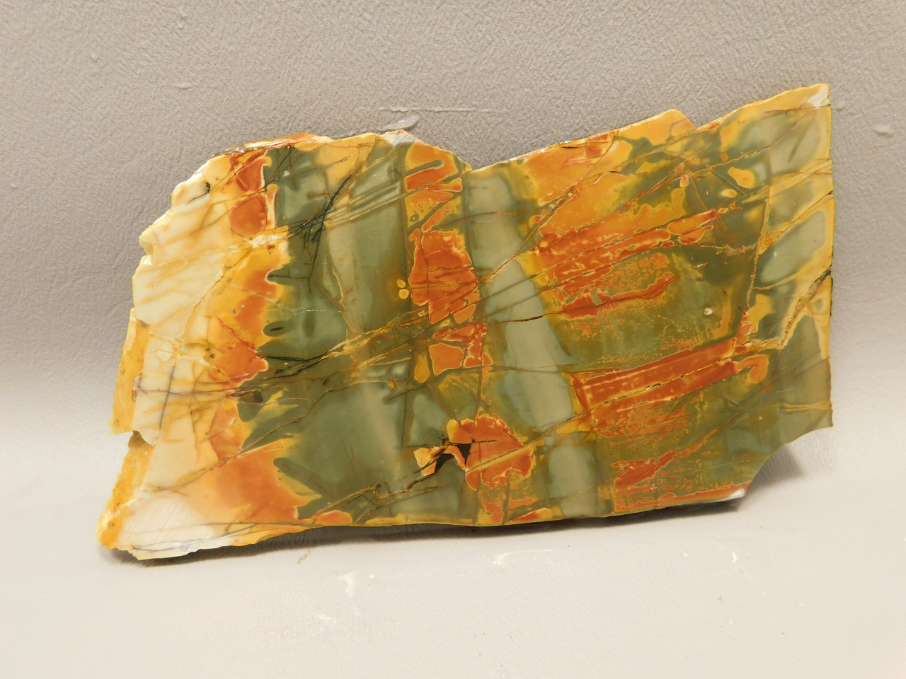 Cherry Creek Jasper Unpolished Rock Stone Slab Red Creek #O6