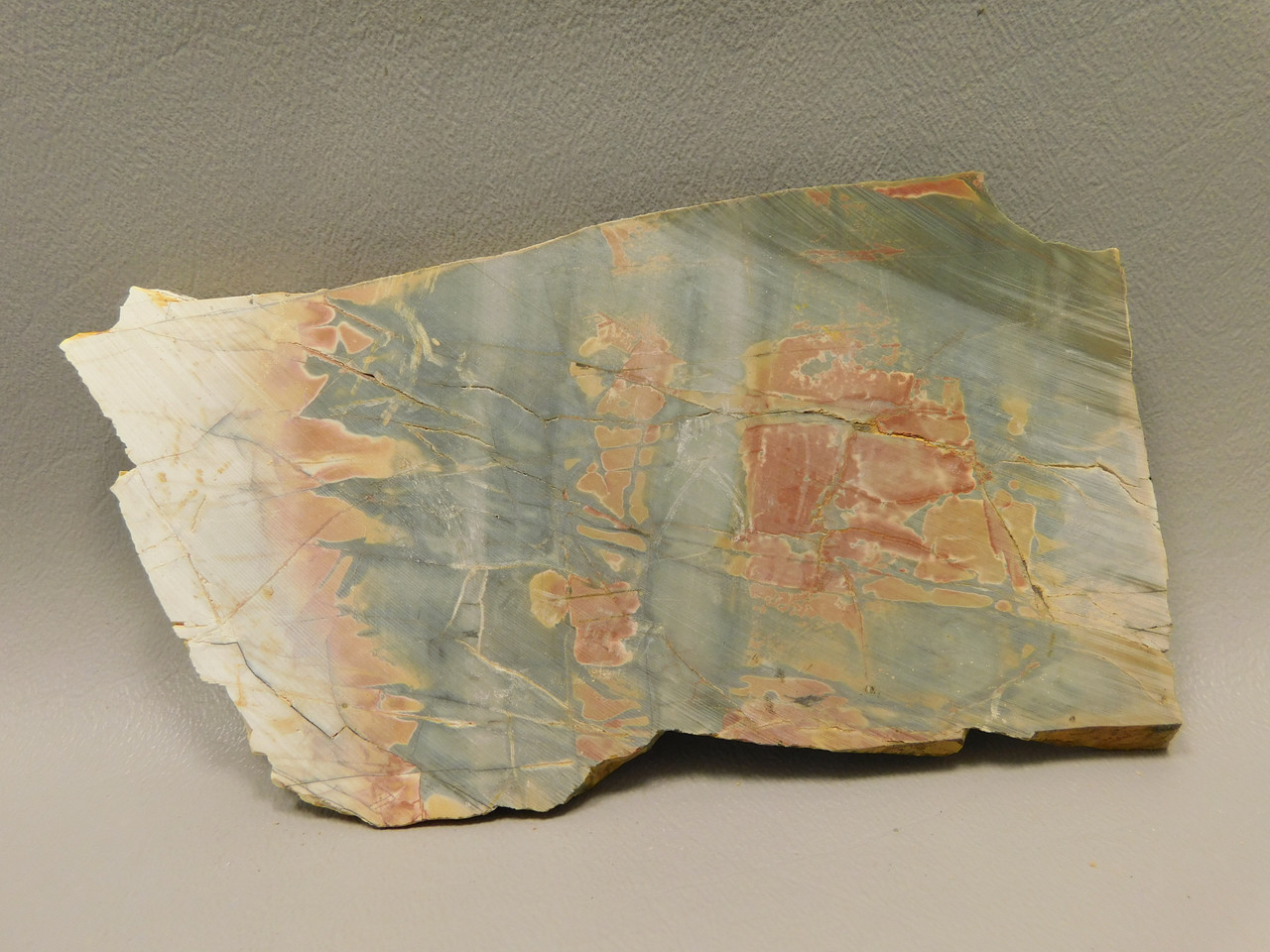 Cherry Creek Jasper Unpolished Rock Stone Slab Red Creek #O6