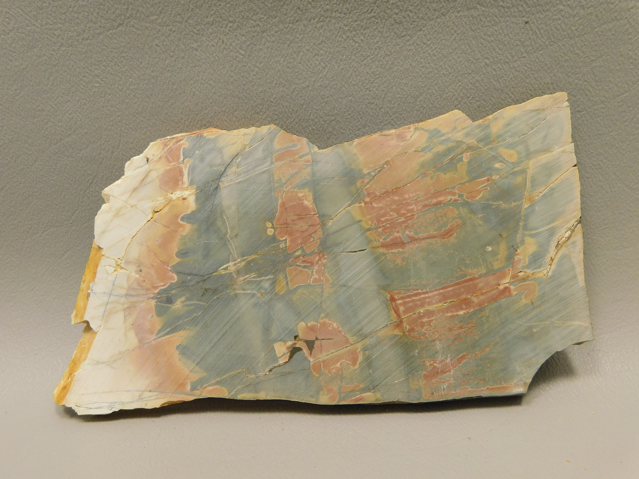 Cherry Creek Jasper Unpolished Rock Stone Slab Red Creek #O6