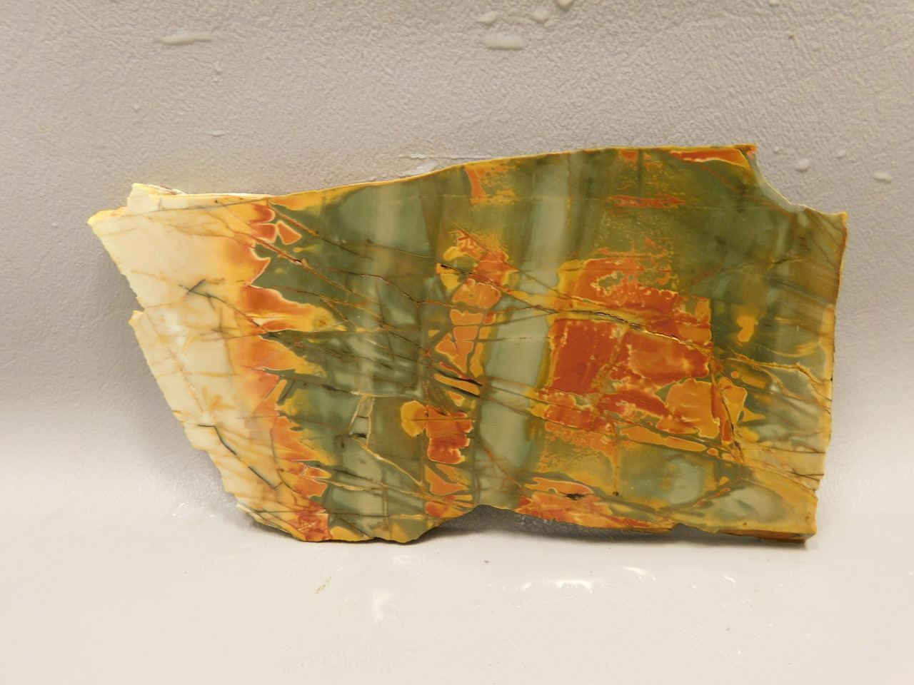 Cherry Creek Jasper Unpolished Rock Stone Slab Red Creek #O6