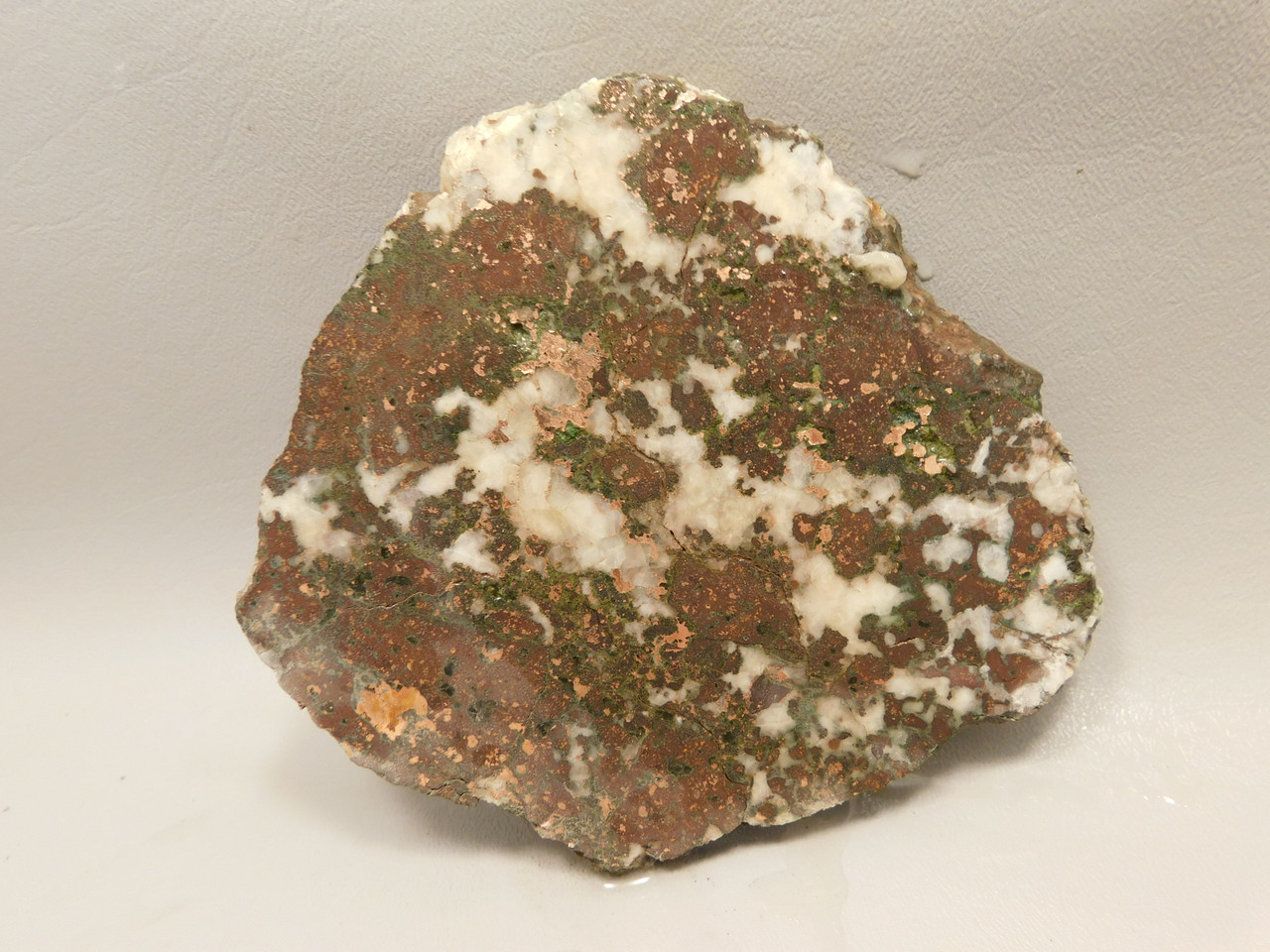 Kingston Conglomerate Copper Stone Slab Rough Rock Michigan #O10
