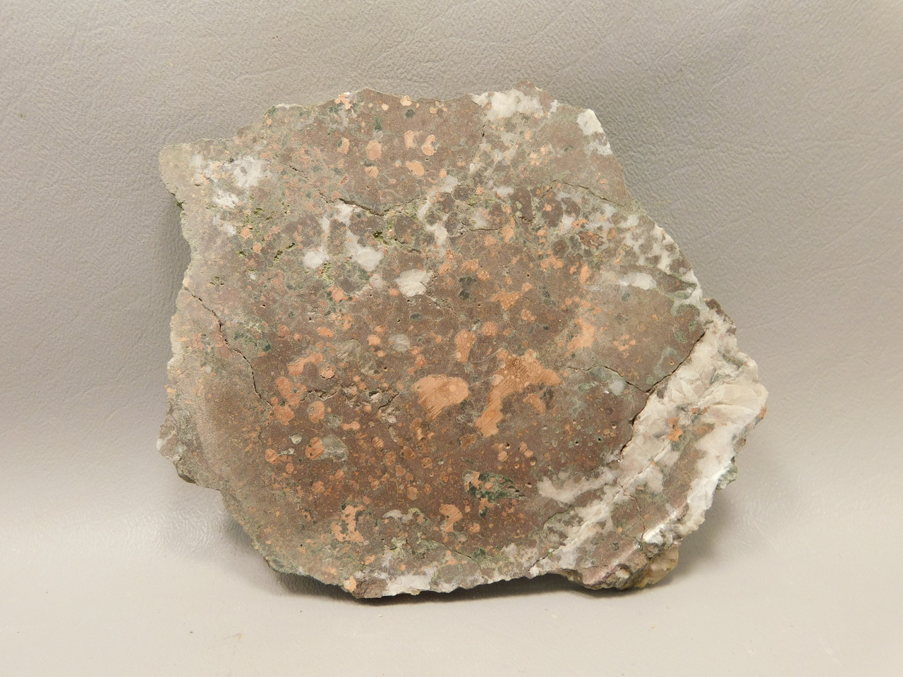 Kingston Conglomerate Copper Stone Slab Rough Rock Michigan #O11