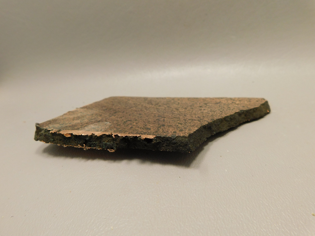 Copper Firebrick Stone Slab Rough Rock Michigan #O20