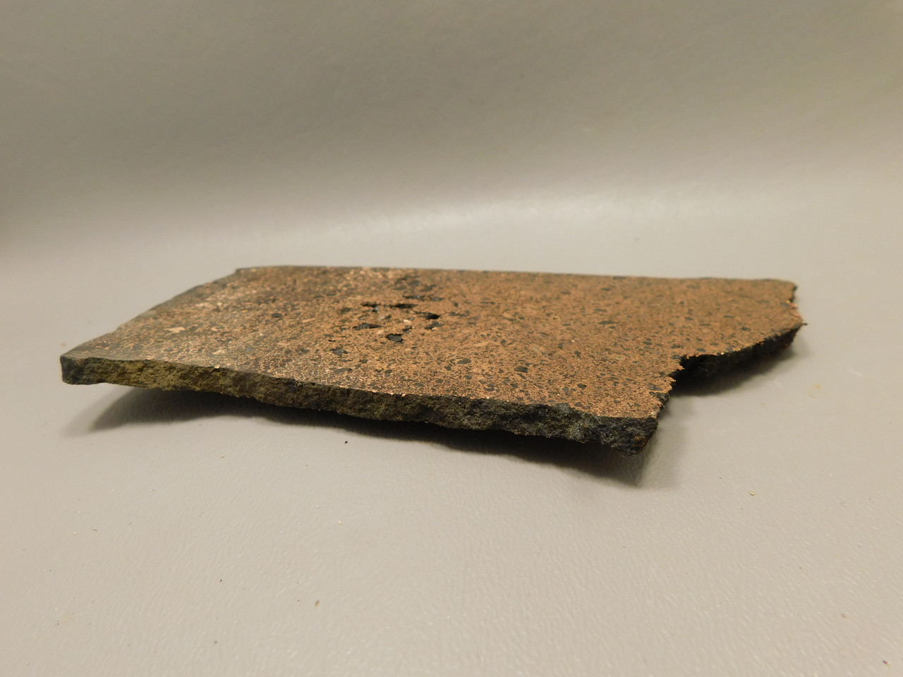 Copper Firebrick Stone Slab Rough Rock Michigan #O30