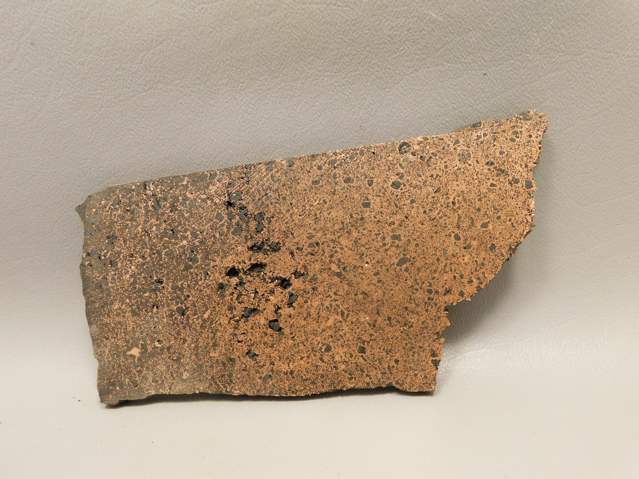 Copper Firebrick Stone Slab Rough Rock Michigan #O30