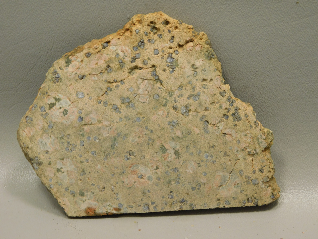 Llanite Unpolished Stone Slab Rough Rock Texas #O5