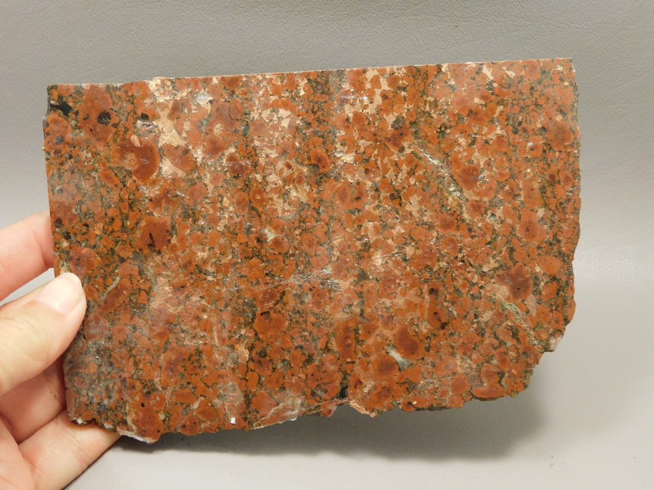 Copper Rose Stone Slab Kingston Conglomerate Rough Rock #O4