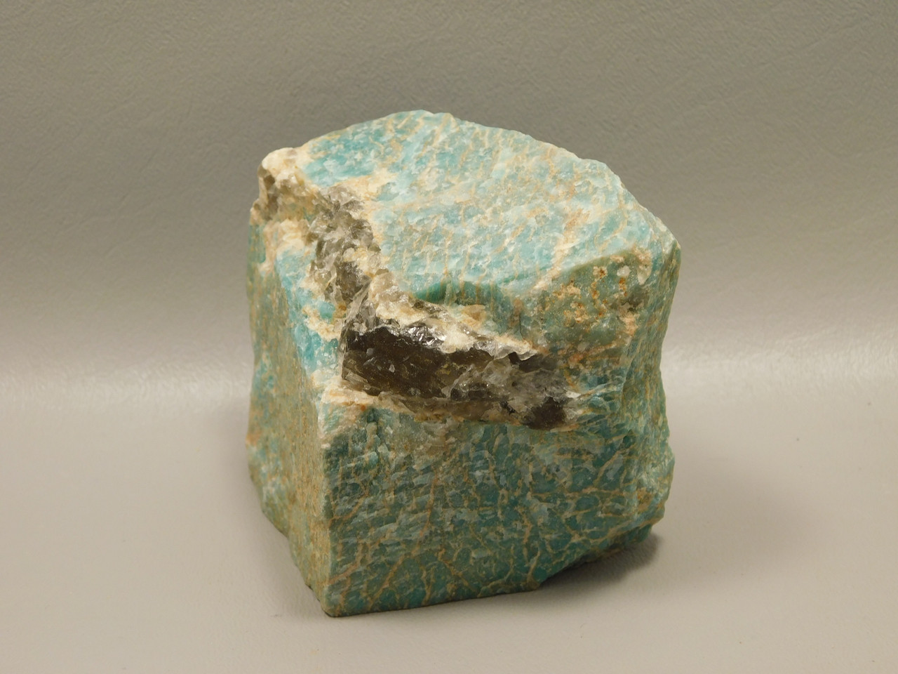 Amazonite and Smoky Quartz Mineral Specimen Colorado #O1
