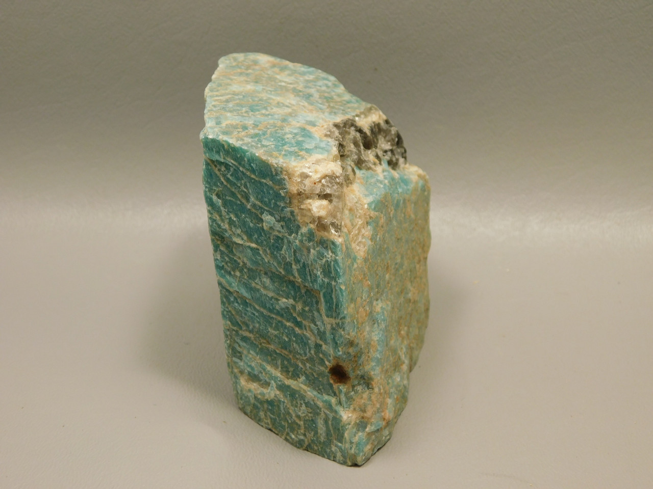 Amazonite and Smoky Quartz Mineral Specimen Colorado #O1