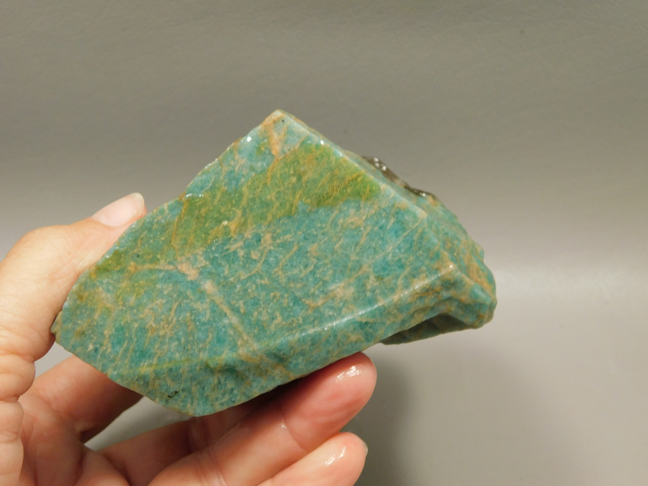 Amazonite and Smoky Quartz Mineral Specimen Colorado #O1