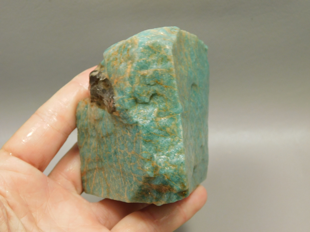 Amazonite and Smoky Quartz Mineral Specimen Colorado #O1