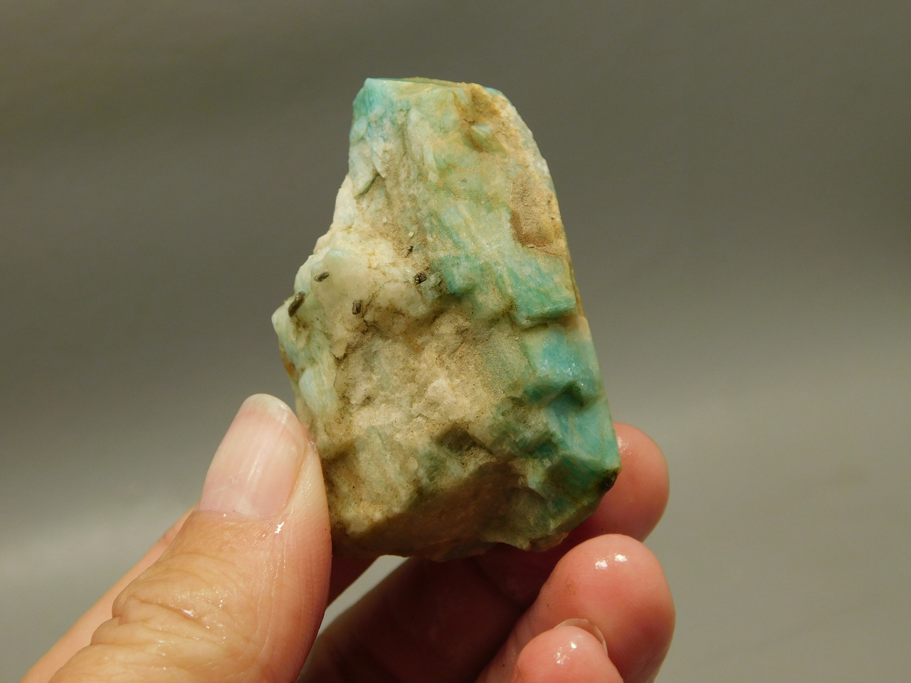 Amazonite Crystal Mineral Specimen Colorado #O3