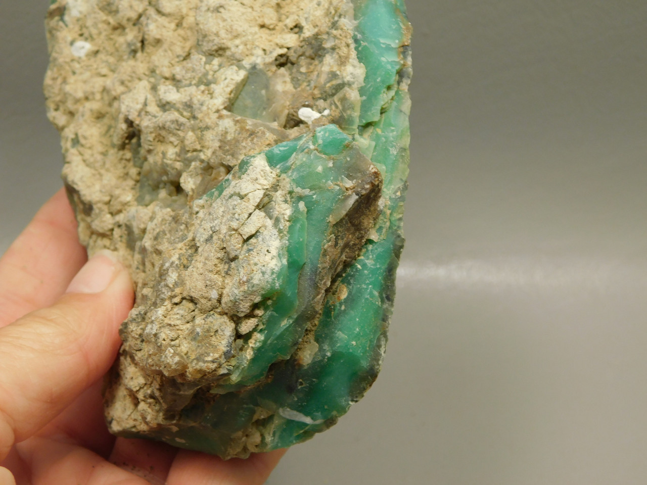 Chrysoprase or Chrysophrase Green Lapidary Rough Rock #O1