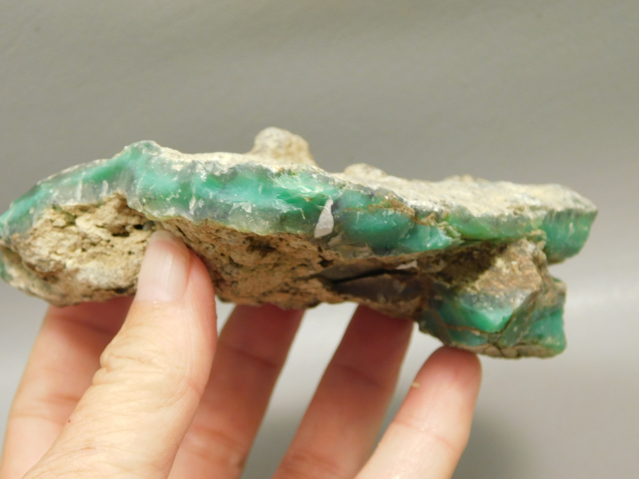 Chrysoprase or Chrysophrase Green Lapidary Rough Rock #O1