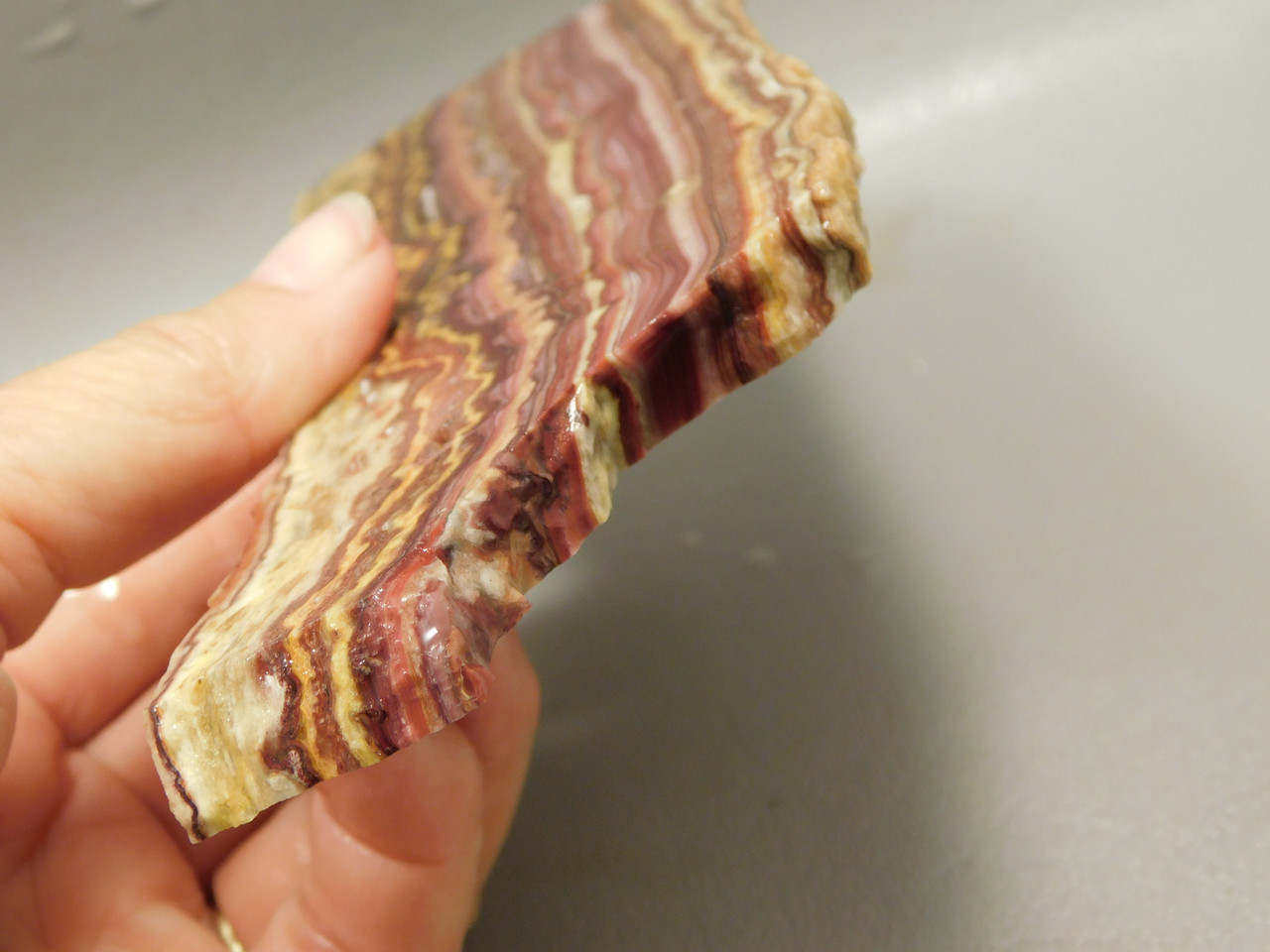 Candy Opal Unpolished Rough Rock Stone Slab Bacon Opal #O2