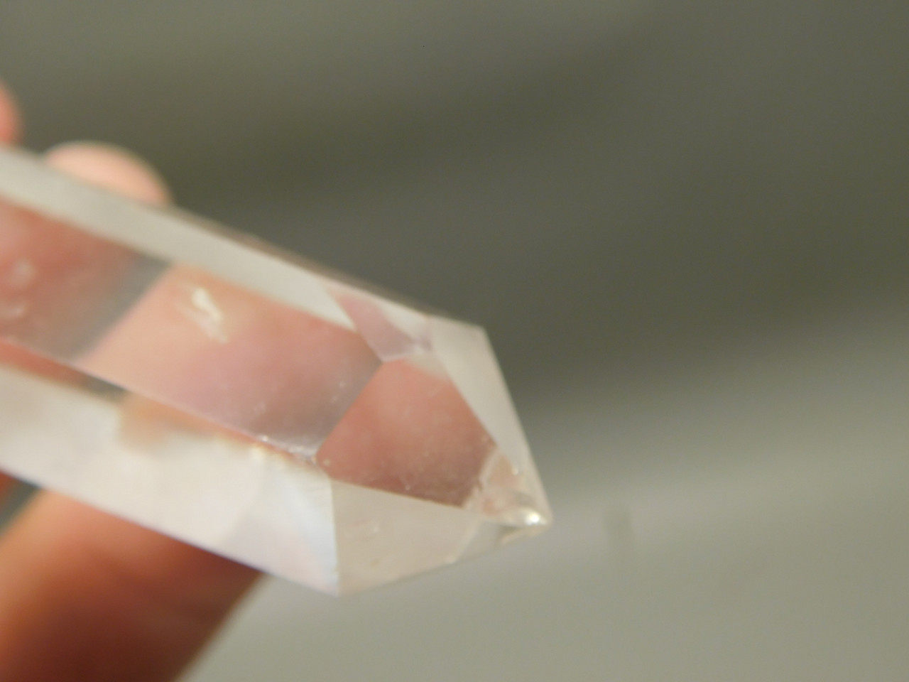 Clear Quartz Double Terminated Crystal 3.8 inch Wand #O6
