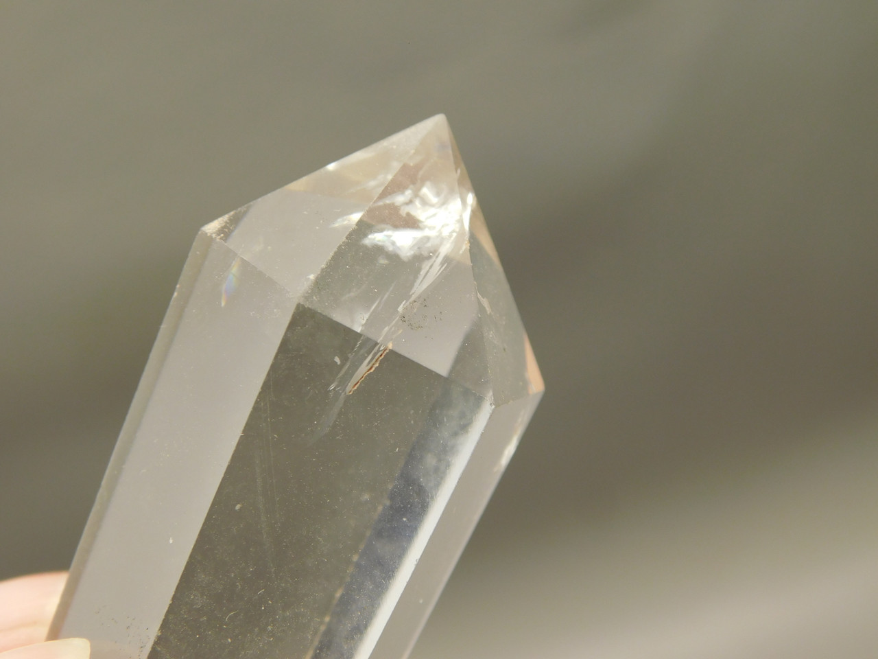 Clear Quartz Double Terminated Crystal 3.8 inch Wand #O6