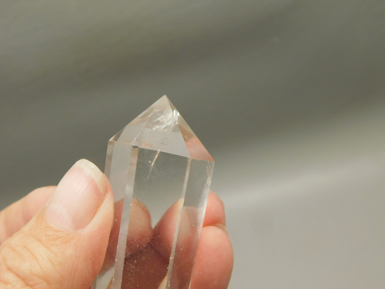 Clear Quartz Double Terminated Crystal 3.8 inch Wand #O6