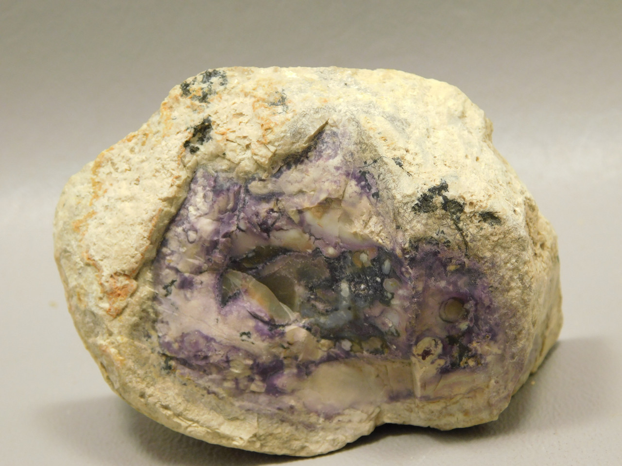 Tiffany Stone Polished Rock Collector Purple Utah #O5