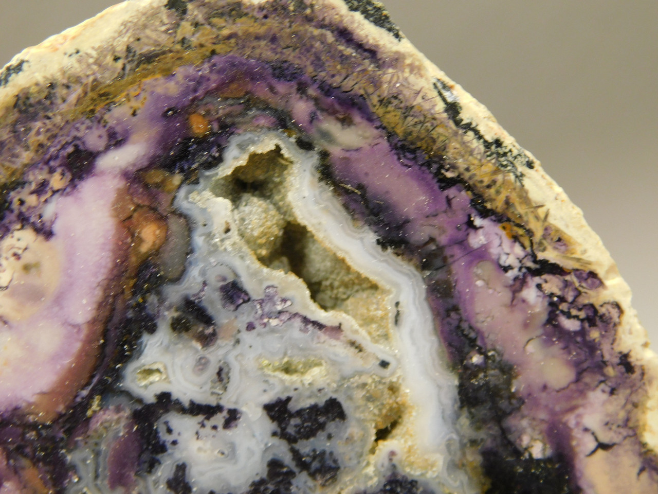 Tiffany Stone Polished Rock Collector Purple Utah #O5